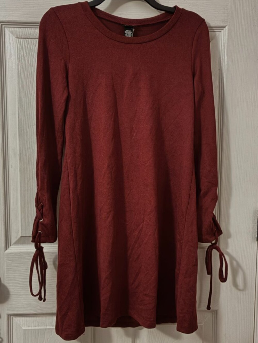 Burgundy Rue21 Medium Long Sleeve Sweater Dress